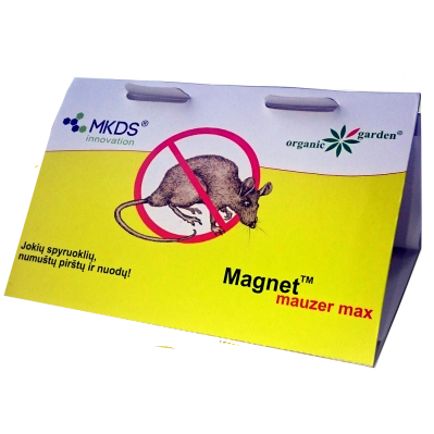 MAGNET mauzer MAX - lipni pelių ir žiurkių monitoringo gaudyklė